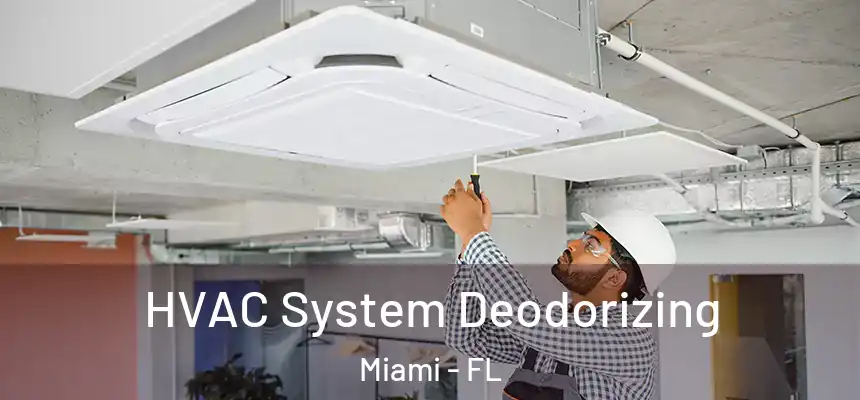 HVAC System Deodorizing Miami - FL